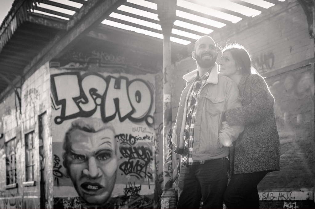 Séance Catherine & Adrien, urbex extérieur