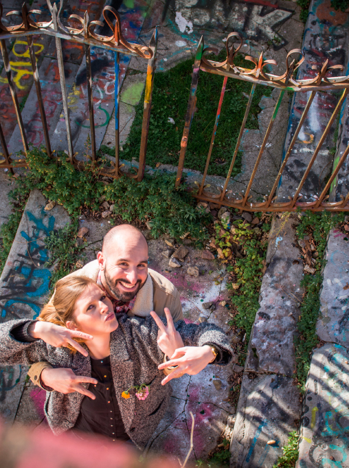 Séance Catherine & Adrien, urbex extérieur