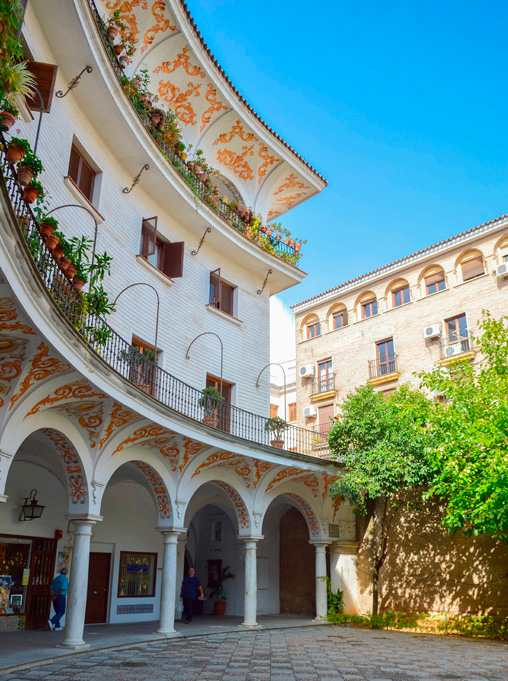 Photos Espagne, cour intérieure ovale