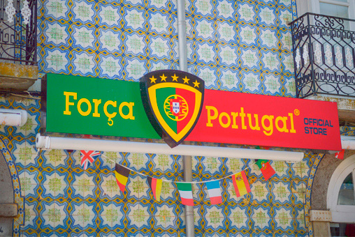 Photos Espagne, drapeau du portugal