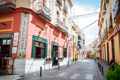 Photos Espagne, décoration dans une rue