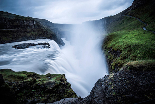 Photos Islande, chute d'eau, Gulfoss