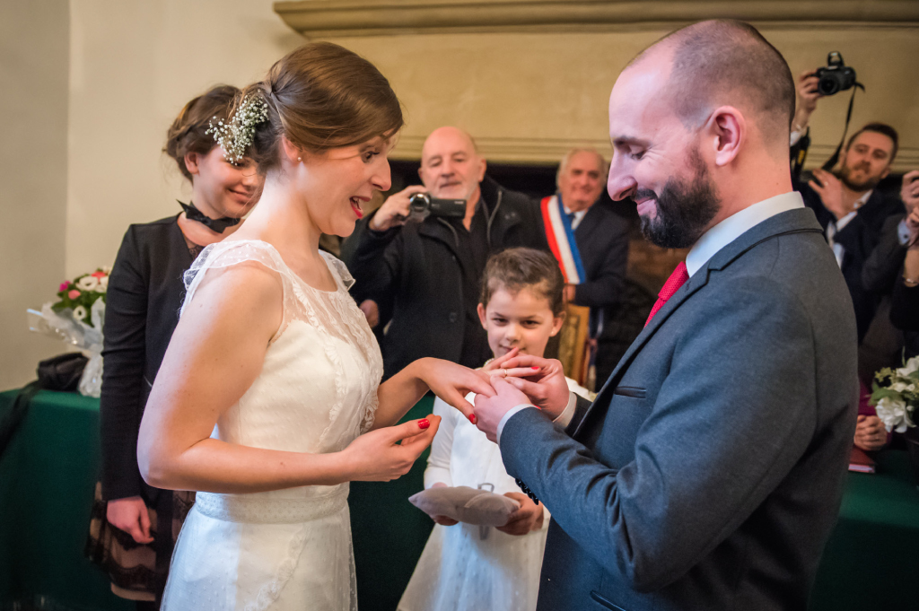 Mariage Catherine & Adrien, mariage d'hiver, Mesnil saint Denis, puis le domaine la Catrache à Hermeray