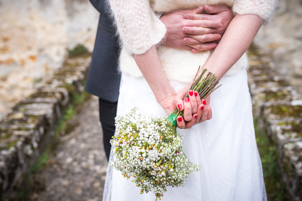 Mariage Catherine & Adrien, mariage d'hiver, Mesnil saint Denis, puis le domaine la Catrache à Hermeray