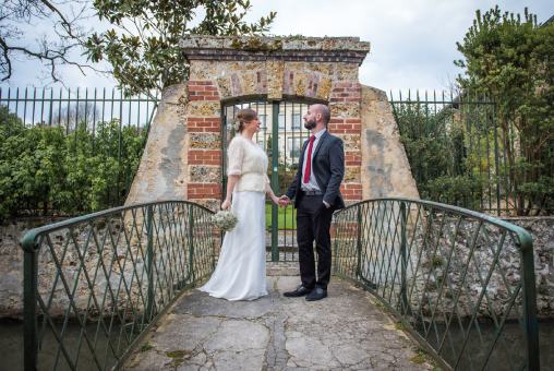 Mariage Catherine & Adrien, mariage d'hiver, Mesnil saint Denis, puis le domaine la Catrache à Hermeray