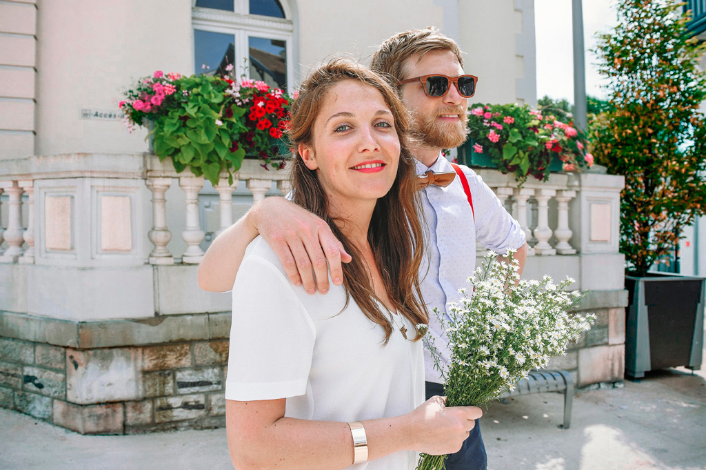 Mariage Ombeline et Albin, photo extérieure Capbreton devant la mairie